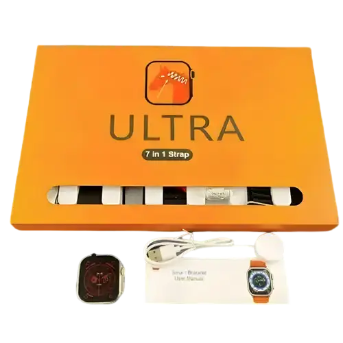 Ultra Smart Watch With 7 Straps - Image 5