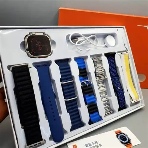 Ultra Smart Watch With 7 Straps - Image 3