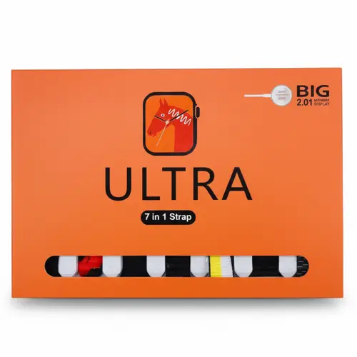 Ultra Smart Watch With 7 Straps - Image 2