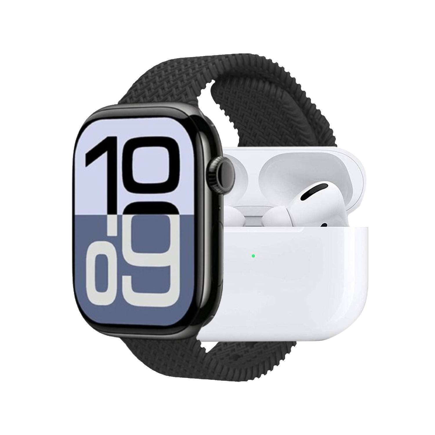 HK10 Pro-A 45mm Screen Smartwatch + Airpods pro 2